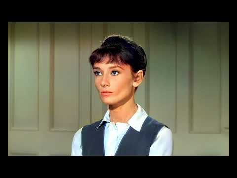 Audrey Hepburn The Children's Hour 1961 scene colorized 4k