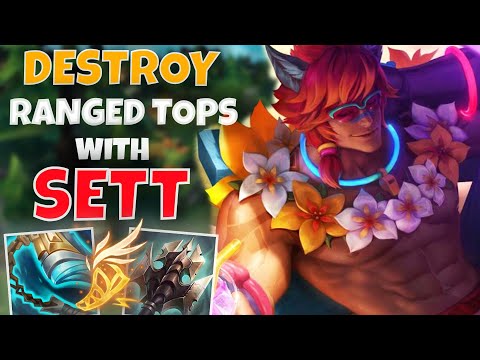 How Sett Obliterates Cowardly Ranged Top Laners In Style!