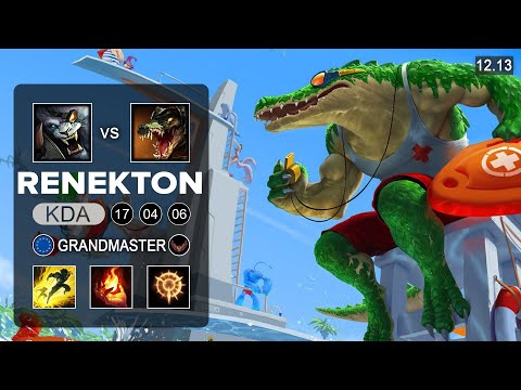 Renekton vs Rengar Top - EUW Grandmaster - Patch 12.13 Season 12
