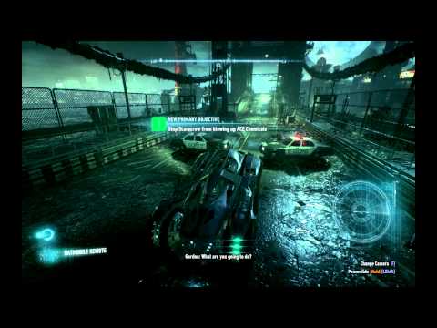 Batman Arkham Knight Walkthrough Gameplay Part 8 Escaping ACE Chemicals! Silent