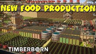 Creating a better Food Production area in Timberborn | Bad Crater Episode 47