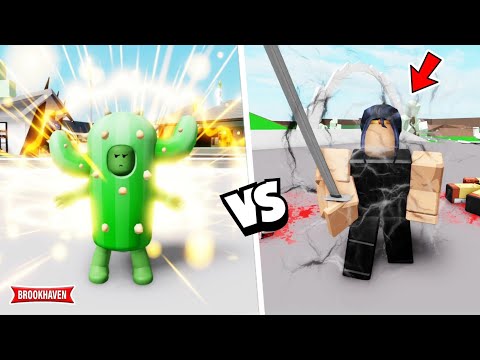 CACTUS FIGHTS THE FACELESS MAN (THING GOES WRONG)! ROBLOX - BROOKHAVEN RP - EPISODE 1