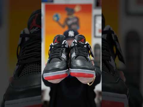 REVIEWING THE JORDAN 4 BRED REIMAGINED SNEAKERS IN UNDER 60 SECONDS!