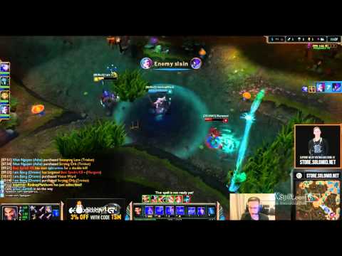 TSM Bjergsen - Ranked 5 with Aphromoo hilarious Saving