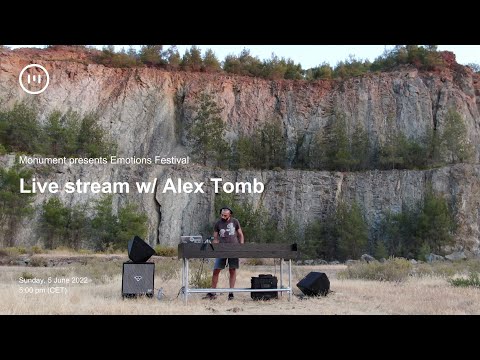 MNMT Live Stream - Monument pres.  Emotions Festival Live Stream w / Alex Tomb