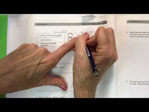 Eureka math grade 5 module 1 lesson 6 problem set