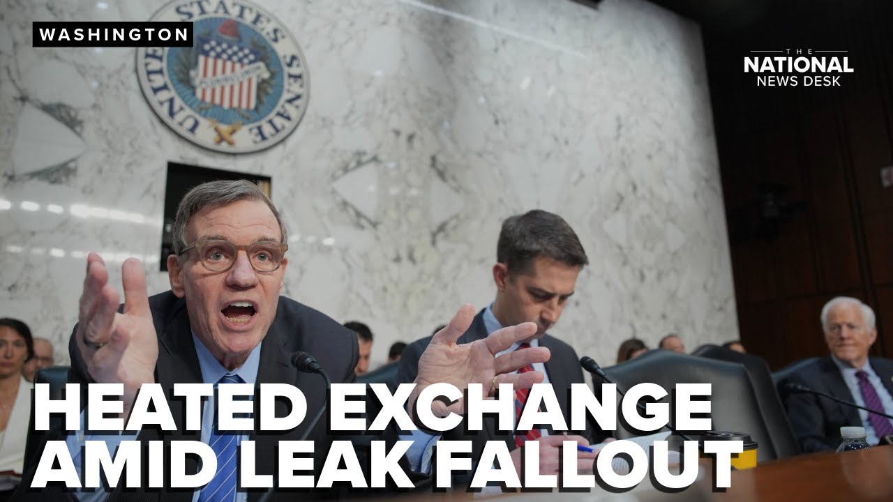Trump's top officials, Gabbard & Ratcliffe heated exchange with Warner over leak fallout