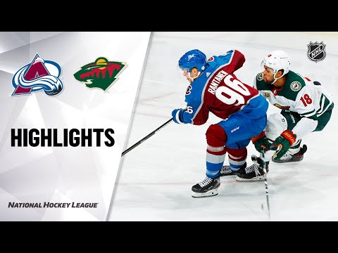 Avalanche @ Wild 1/30/21 | NHL Highlights