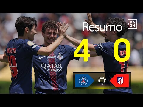 Gols e lances de PSG x Atlético de Madri