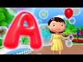 Learn ABC With Bubbles ️🫧 Nursery Rhymes Kids Songs ABCs And 123s