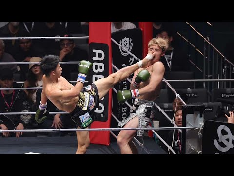 【RIZIN】K-1朝久泰央の三日月蹴りでYURAが悶絶、ダウン応酬の死闘制す「めちゃくちゃ熱い」「朝久最高だよ！」