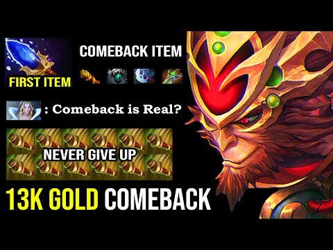 AMAZING 13K Gold Comeback Pro Monkey King with First Item Scepter 100% Deleted Everyone Like Paper