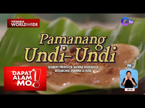 Pagluluto ng kakanin na “undi-undi,” alamin Dapat Alam Mo!