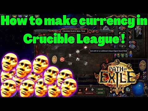 [3.21] How to make currency with the Crucible Mechanic on POE !! Beginner friendly !