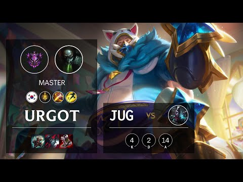 Urgot Jungle vs Ekko - KR Master Patch 11.24