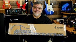 Video thumbnail for The NEW HUSH-X PRO Travel Guitar from Donner! by Steve from Boston