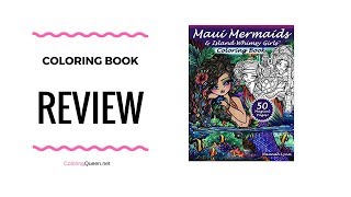 Maui Mermaids Island Whimsy Girls Coloring Book Review