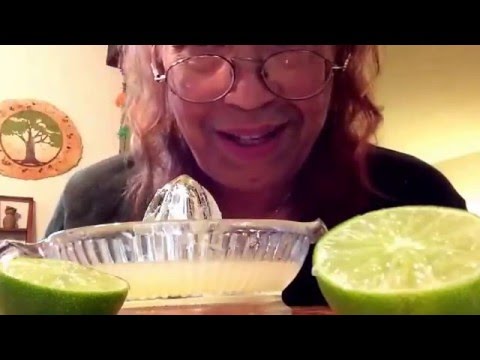 Fresh squeezed limeade tutorial, by popular request...