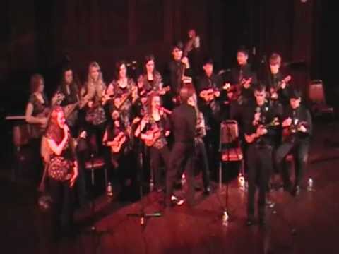 Langley Ukulele Ensemble - Field of Gold (June 9, 2012)