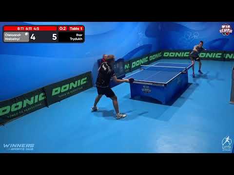 15:30 Oleksandr Hrebelnyi 0-3 Ihor Trydukh West 3 WIN CUP 05.11.2022 | TABLE TENNIS WINCUP