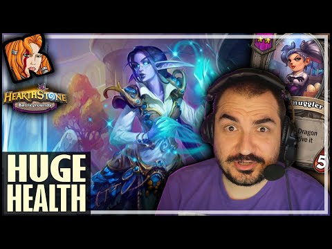 INSANE HEALTH SCALING! - Hearthstone Battlegrounds