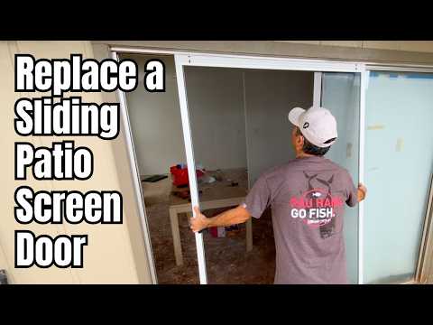 How to Replace a Sliding Patio Screen Door