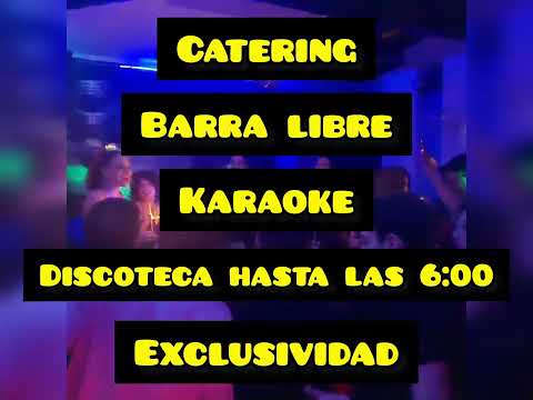 Fiesta de cumpleaños en bar de copas de Madrid