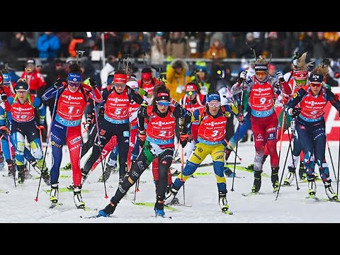 BIATHLON 2023 - Un relais mixte magique : l'époustouflante course de l'Equipe de France