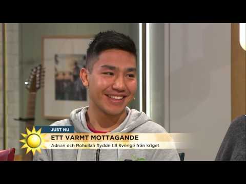 Birgitta Ericsson driver flyktingboende: "Jag kallas morsan" - Nyhetsmorgon (TV4)