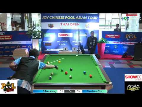 B Teerapong VS Charlene Chai - 2019 Joy Chinese Pool Asian Tour Thai Open