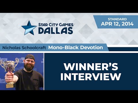 SCGDAL: Winner's Interview - Nicholas Schoolcraft | Standard