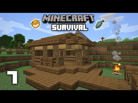 JWhisp - Minecraft: Fishing Hut Build - 1.16 Survival Let's play | Ep 7