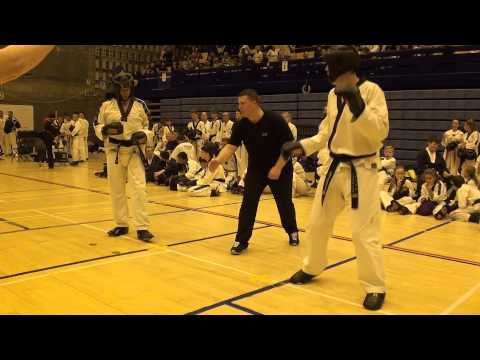 2015 TAGB Scottish Taekwondo Championships Rob Hallwood vs