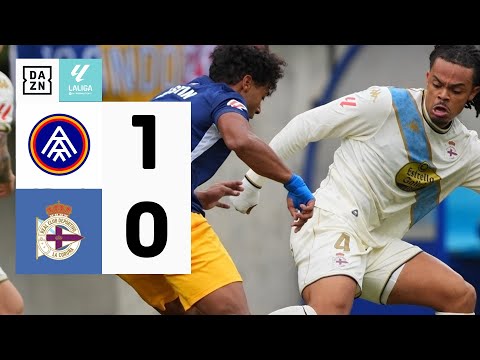 FC Andorra vs RC Deportivo (1-0) | Resumen | Highlights LALIGA HYPERMOTION