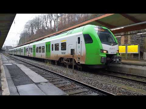 Vertrek S9 (Abellio) richting Haltern am See op station Wuppertal Hbf [22-1-2022]