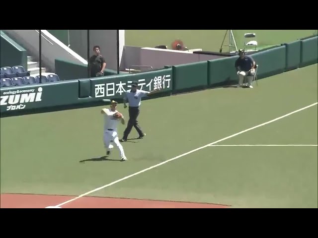 【ファーム】ホークス・塚田 流れるような身のこなし!! 2016/7/5 H-Bs