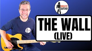 Bruce Springsteen - The Wall guitar lesson