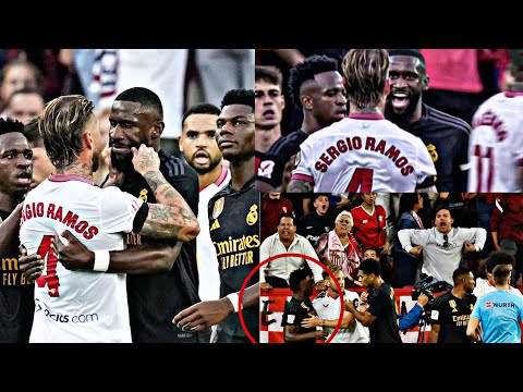 Sergio Ramos And Rudiger Clash | Vincious Jr Got Racism😪