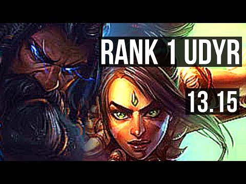 UDYR vs NIDALEE (JNG) | Rank 1 Udyr, 1/1/6 | NA Challenger | 13.15