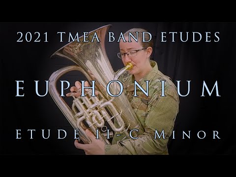 2020-2021 TMEA All-State Etudes - Euphonium - Etude II - C Minor
