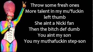 Nicki Minaj - Did it on em LYRICS