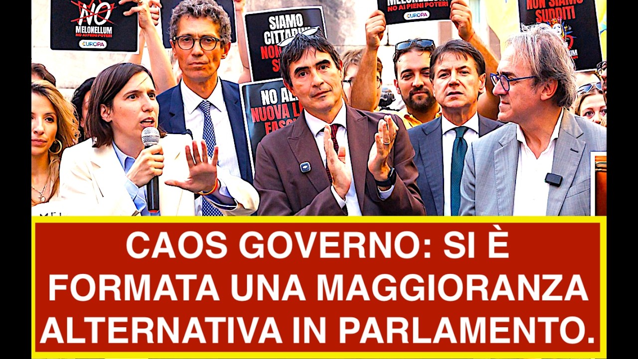 CAOS GOVERNO: SI È FORMATA UNA MAGGIORANZA ALTERNATIVA IN PARLAMENTO.