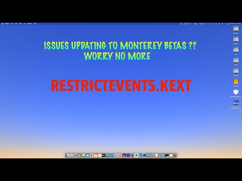 Hackintosh - RestrictEvents kext for Monterey updates