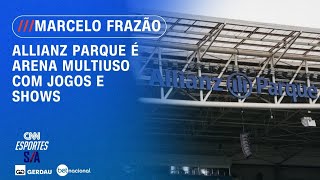 Vídeo: De barbearia a restaurantes: Allianz Parque vai além do futebol