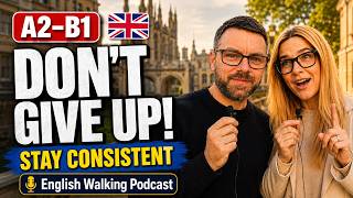 How to Stay Consistent in English Learning | A2–B1 Listening Practice