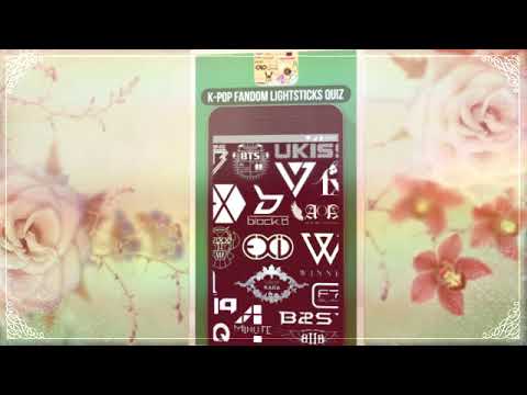 KPop Fandom Lightsticks Quiz Video