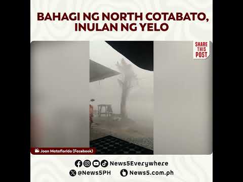 Bahagi ng Carmen, North Cotabato, inulan ng yelo