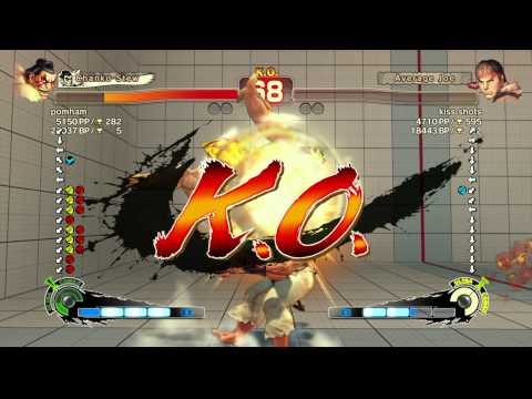SSFIVAE~ E.Honda (pomham) vs.  Ryu (kiss shots) HD