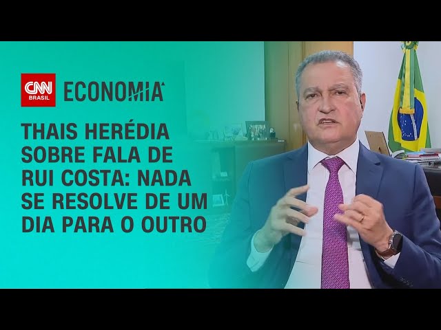 Thais Herédia sobre fala de Rui Costa: Nada se resolve de um dia para o outro | CNN PRIME TIME