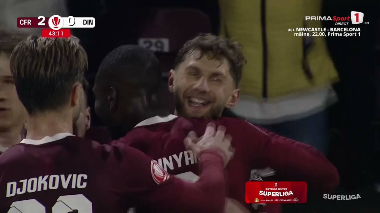 CFR 1907 Cluj vs Dinamo București Highlights